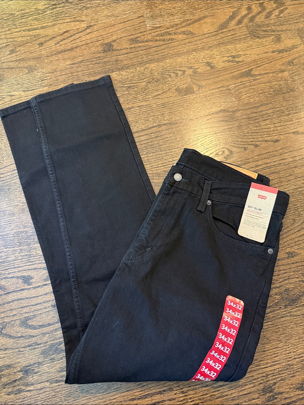 Levi's Men's Slim Black Jeans 511 34x32